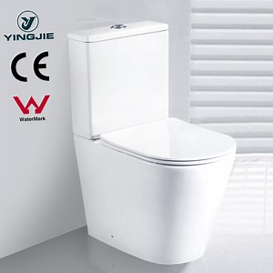 [Hot Item] Cupc Watermark Rimless Commode Water Closet Bathroom Ceramic Two-Piece Toilet