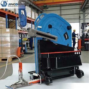 [Hot Item] Battery Powered Pallet Strapping Machine Warehouse Packaging Equipment