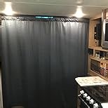 Room Divider Curtains with Flexible Ceiling Tracks Set,Blackout Curtain Ceiling Mount Curtain Track Privacy Room Dividers Ceiling Track Curtain Rod(Azure Blue Drape & Black rail W 15 × H 9 FT)