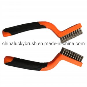 [Hot Item] Stainless Steel Wire Grill Cleaning Brush Rust Removal Handle Tool Brush (YY-1035)