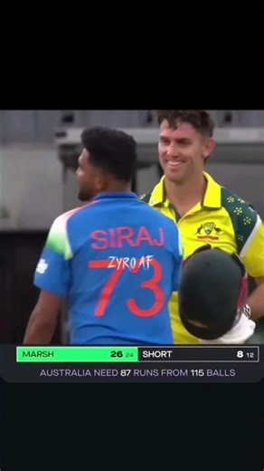 miyan magic rocked 🦅 Michelle Marsh shocked 😳 #explore #indvsaus