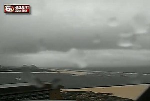 Orange Beach, Alabama and Gulf Shores, Alabama have been getting the rain already. | Alan Sealls Weather | Facebook