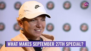 Today is a special day for Simona Halep and she is happy to be spending it in Paris for ROLAND-GARROS. 🥳 | WTA