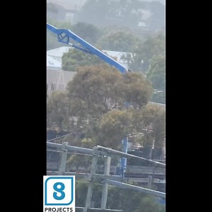 PROJECTS8 in Williamstown putting workers at risk by pouring in this weather and with no traffic management in place. Multiple videos and photos sent through as complaints by members of the public and members, of a concrete pour undertaken over live power. If WorkSafe Victoria were getting around and actually doing their job on these smaller projects, this would be less common. | CFMEU Vic-Tas