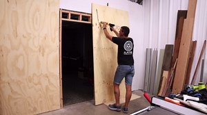 Impossible folding door