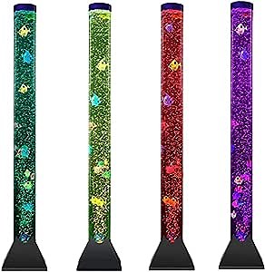 Sensory Bubble Tube Tank Tower Night Light Mood Light Gift for Kids Men Women Ideal for Homes, Schools, Sensory Rooms, bedrooms – 120cm