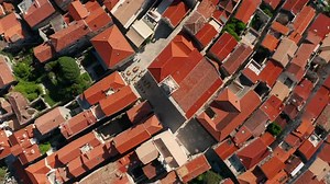 Korcula Old Town seen from above