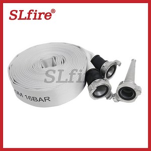 [Hot Item] 2 Inch 25m 30m White PVC Rubber Lining Fire Hose