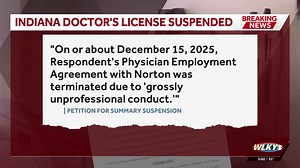 Southern Indiana doctor accused of sexual misconduct during genital exams has license suspended