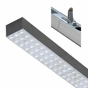[Hot Item] Commercial Modern Office Batten Light Aluminium LED Shop Light Luxury Hanging Ceiling Lamp LED Linear Light