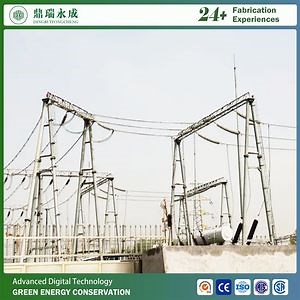 [Hot Item] Customized Color Coated Lattice Tower Transmission Line Substation