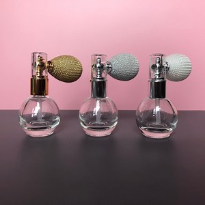[Hot Item] Highlighter Spray Bottle Empty Makeup Glitter Body Glass Powder Bottle 15ml Body Shimmer Bottle