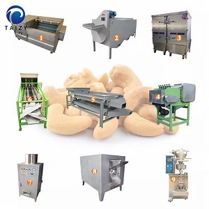 [Hot Item] Automatic Raw Cashew Nut Production Line Cashew Nut Processing Machine