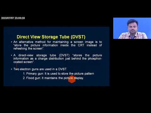 Direct View Storage Tube (DVST) | Video Display Devices | Computer Graphics