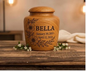 Handmade Mango Wood Pet Urn – Custom Engraved Memorial Box - Etsy Australia