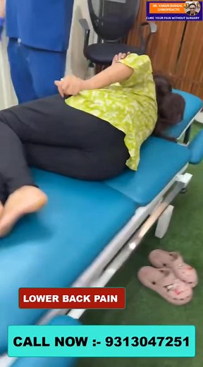 Lower Back pain #chiropractorindelhi #naveldiaplacement #ankolysingspondylosis #discbulgetreatment #discbuldge #drvarunduggal #chiropractorinindia #bestchiropracticcentre #tailbonepain #cervicalpain | DrVarun Duggal