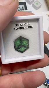 Holy crap! One of my favorite gemstones I have ever acquired! I love my friends!!!!!!! This is a 100% natural Trapiche Tourmaline. It looks liked If I drew a 3-D Box on a piece of paper. This sucker is mine! My own! My preeeeecious!!!! 🤣🤣🤣🤣🤣🤤🤤🤤🤤🤤🤤 #jewelrydesigner #handmadejewelry #jewelrylover #accessorize #jewelryaddict #silversmith #sterlingsilver #silverjewelry #handcraftedsilver #silverart #lapidary #gemstones #tucsongemshow #jewelrystones #stonesetting #turquoisegems #gemstoneje