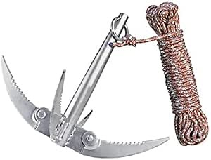 Weed Root Remover Tool, Folding Weed Razor, Lake Weed Rake, Aquatic Plants Grass Cutter Great for Removing Water Plants (20m)