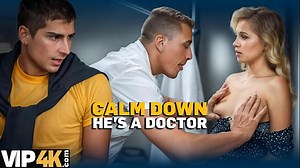 VIP4K&period; Doctor touched my tits and cured my pussy