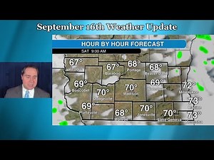 Friday, September 16 weather update for southern Wisconsin