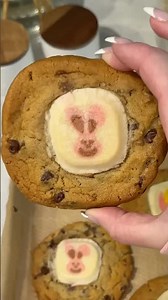 Making the viral Pillsbury double layer cookies 🍪🩷🍪 #recipe #chocolatechip #baking #shorts
