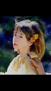 5.8K views · 327 reactions | The beauty of backlight painted in watercolor with subtle tones. Her skin gets cool colors to enhance the illusion of light on her right side and her hair. The dark background in cool tones adds to the illusion of heat in the ambience as it touches the girl’s hair. Via: @paolaportfolio ️ Artwork: Watercolor portrait Art by @j.hunsung Remarks by: @artartluther #artworkanalysis #paolaluther Art lessons: @therealatelier  | Paola Luther Art | Facebook