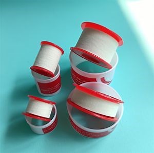 [Hot Item] Medical Dressing Plastic Tin Adhesive Zinc Oxide Tape in White Skin Color