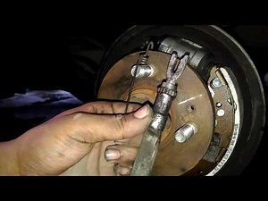 how to replace rear brake shoes(drum type)||i10,i20,verna,xcent,grand i10