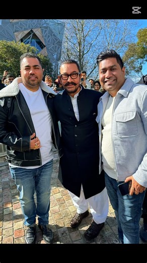 2.2K views · 31 reactions | Superstar Aamir Khan at the Flag Hoisting Ceremony, Federation Square Melbourne – Indian Film Festival of Melbourne (IFFM) 2025 #AamirKhan #IFFM2025 #DryTickets #fedsquare #melbourne #mindblowingmovies | Dry Tickets | Facebook