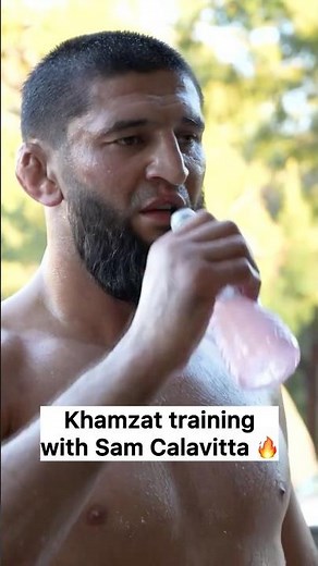 Khamzat training with Sam Calavitta 🔥🐺