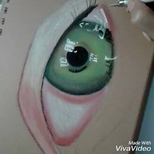 31 reactions · 3 comments | Oil pastel colours on toned tan paper.. #pastels #colours #toned_tan_paper #eye #details .. In progress ✋ | Pencil and brush | Facebook