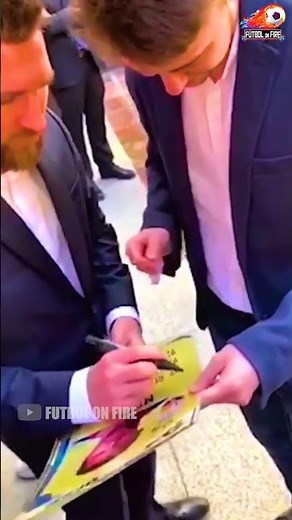 Le pides un autógrafo a Messi y te sucede esto