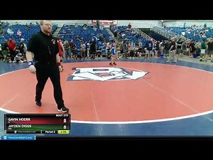 14U Boys 110 Gavin Hoerr IL Vs Jayden Diggs MD