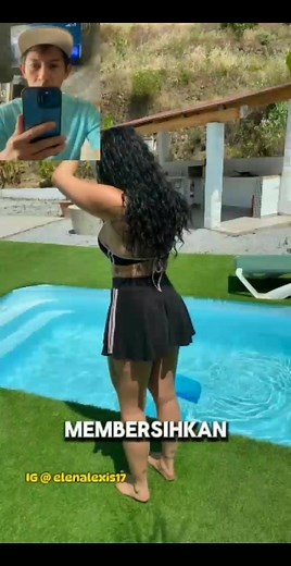 Cleaning the swimming pool #girlfriend #boyfriend #couples #couple #viral #girls #boys #relatable #Relationship #funny #explorepage #explore #reels #reelsfacebook #elevator #reaction | Mel BA