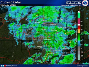 Current radar shows widespread showers blanketing the area with some embedded storms in NE PA. Showers will continue through this evening, slowly tapering off. There may be a few lingering showers in Central NY through tomorrow early morning. #NYwx #PAwx | US National Weather Service Binghamton NY