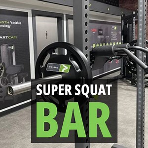 Available and ready to ship, the PRIME Super Squat Bar features...