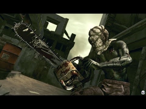 Resident Evil The Mercenaries 3D knife only Chainsaw Majini