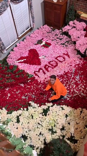 Go watch the newest video, I gave my girlfriend 100,000 Roses lol | Chandler Hallow