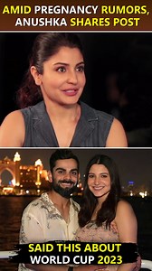 Amid pregnancy, rumors Anushka Sharma shares a cryptic post on her Instagram story and talks about attending the World Cup 2023. | Bollywood Now