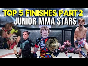 Kids MMA 🔥🔥 Top 5 Crazy Finishes by Junior MMA Stars - Part 2!!! (Fenton, Burgess, King, Green)