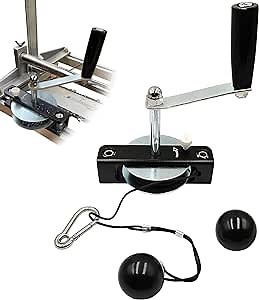 Upgraded Chainsaw Mill Winch Equipment with with Winch Lever Arm Chainsaw Mill Lumber Milling Kit for Chain Saw Milling and Lumber Milling