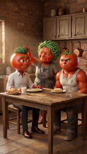 Tomato Part 1 #aistory #tomato #sadstory #brainrot #fruits | tomato