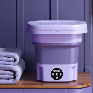 [Hot Item] Travel Portable Mini Folding Wash Machine Automatic Small Household Underwear Washer and Dryer Laundry Machine