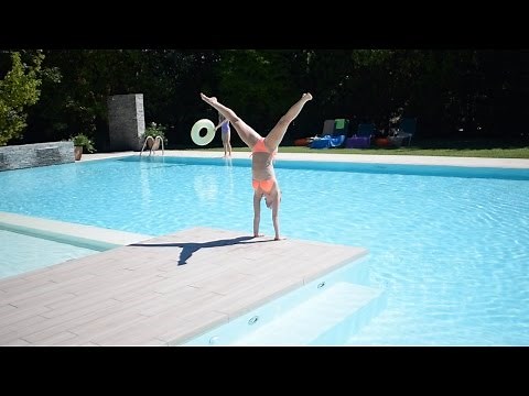 Gymnastics at the Pool