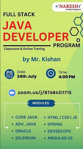 Full Stack JAVA Developer | Naresh IT