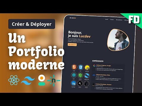 Formation 1H : Créer et déployer un portfolio moderne avec React, Tailwind CSS et Netlify