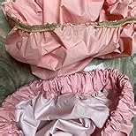 Reusable Shower Cap for Women, Large Waterproof Shower Essentials Bonnet Washable Elastic Band Bath Hair Wrap Hat for Long Hair, Braids(Burgundy)