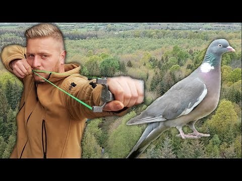 Slingshot Hunting | Bushcraft Cooking
