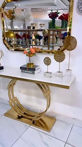  Gold Theme for your Home Entryway ✨️ Dimensions (mirror 120 by 80cm) Console table (length 140cm width 40cm height 80cm) Location; Karen Rd - Ngong rd Junction, opposite Matteo’s Italian restaurant,next to ACK St Francis Church.☎️0799759589/0796419996 ☎️0786922686 We deliver Nationwide #beautifulhomes#decor#interiordesign#luxinterior#homestyling#kitchenmittens#bench#consoletable #mirror | Beautiful Homes by Mary | Facebook
