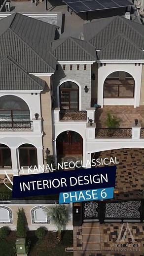 This neoclassical interior design by Amer Adnan Associates for a 1...